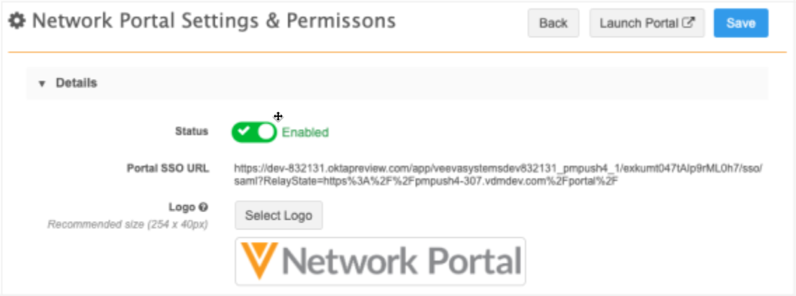 Network Portal SSO support